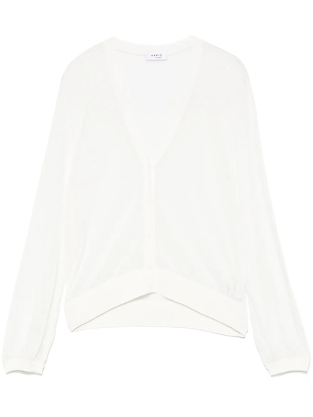  Akris Punto Semi-sheer Cardigan - White 