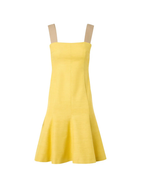  Akris Punto Sleeveless Mini Dress - Yellow 
