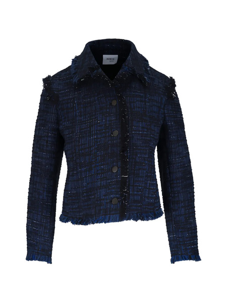  Akris Punto Tweed Jacket - Blue 