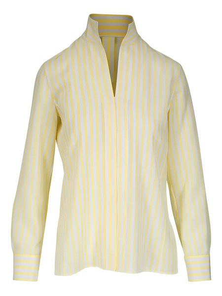  Akris Striped Shirt - Yellow 