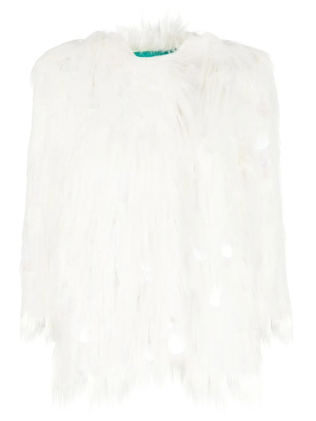  Alabama Muse Faux-fur Jacket - White 