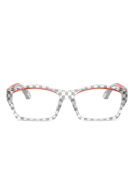  Alain Mikli Check-pattern Glasses - Black 