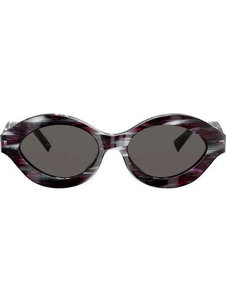  Alain Mikli Contrast Print Sunglasses - Black 