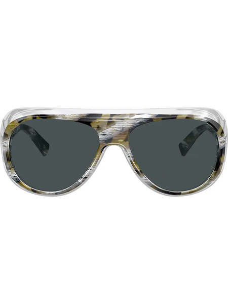 Alain Mikli Marble Oversized Sunglasses - Brown 