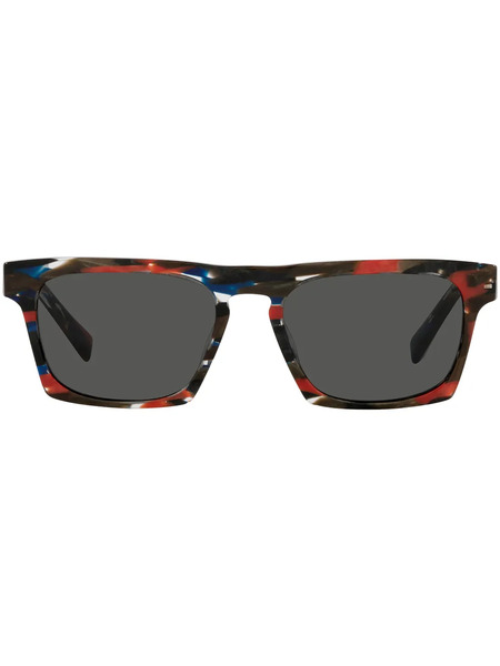  Alain Mikli N°861 Rectangular-frame Sunglasses - Red 