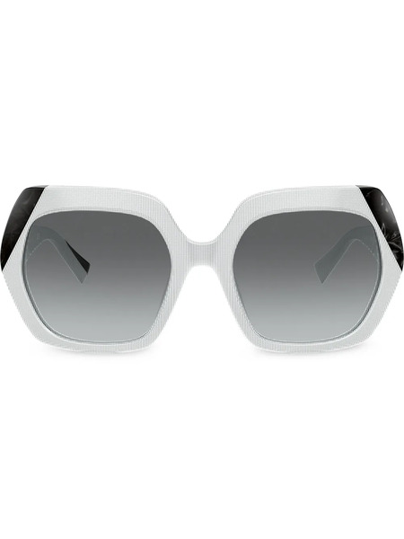  Alain Mikli Oversized Sunglasses - White 
