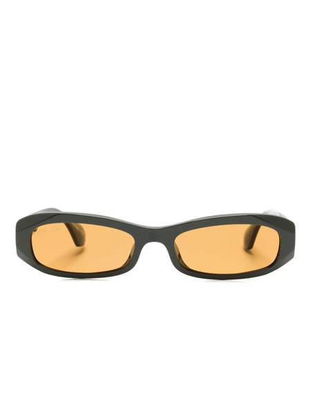  Alain Mikli Rectangle-frame Sunglasses - Green 