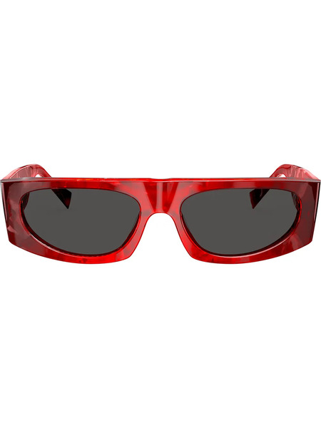  Alain Mikli Square Shaped Sunglasses - Red 