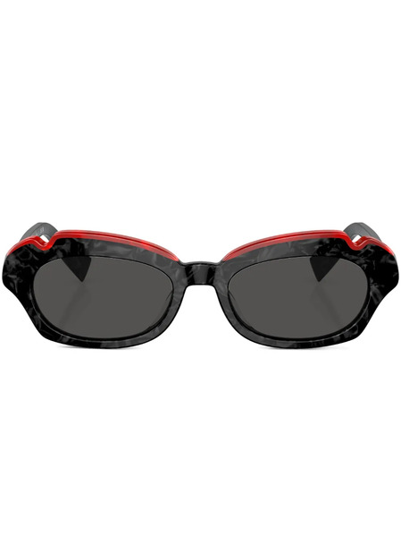  Alain Mikli Tinted Round-frame Sunglasses - Black 