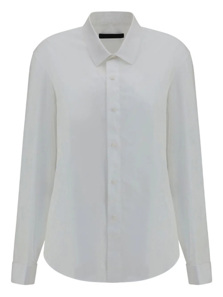  Alainpaul Button-up Cotton Shirt - White 