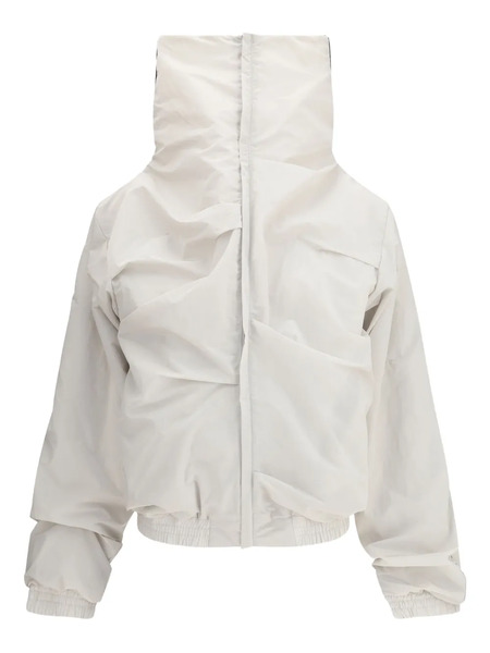  Alainpaul High-neck Panelled Jacket - White 