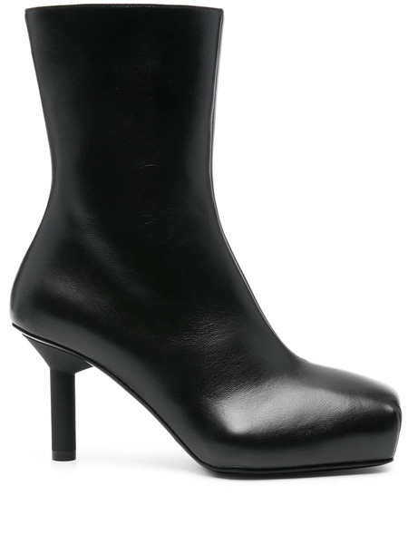  Alainpaul 75mm Leather Boots - Black 