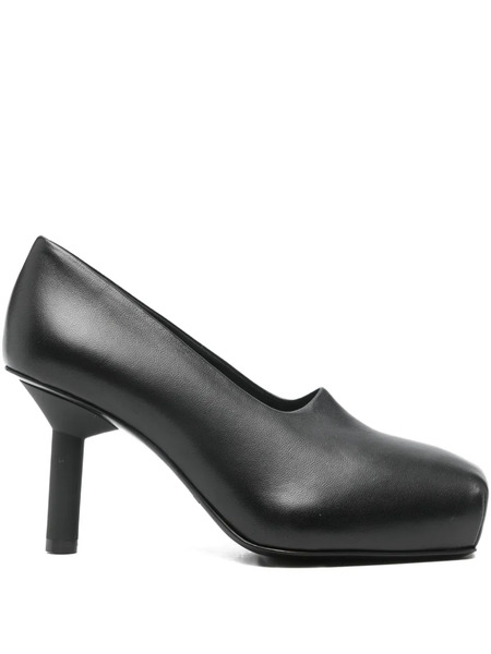  Alainpaul 80mm Square Toe Pumps - Black 