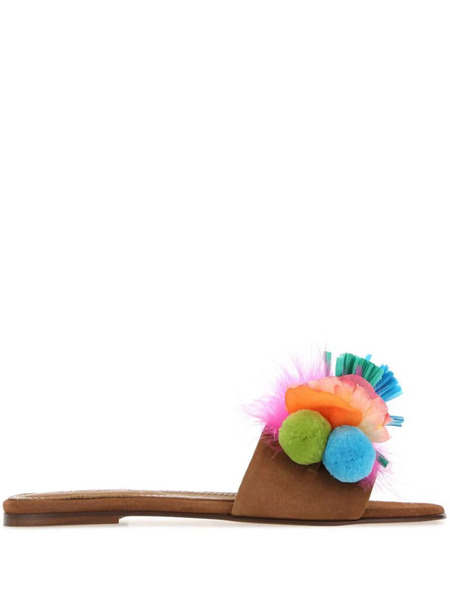  Alameda Turquesa Tutti Frutti Slides - Brown 