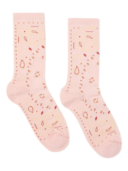  Alanui Bandana Socks - Pink 