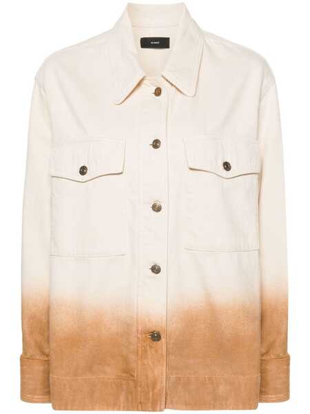  Alanui Bright Hues Denim Shirt - Neutrals 