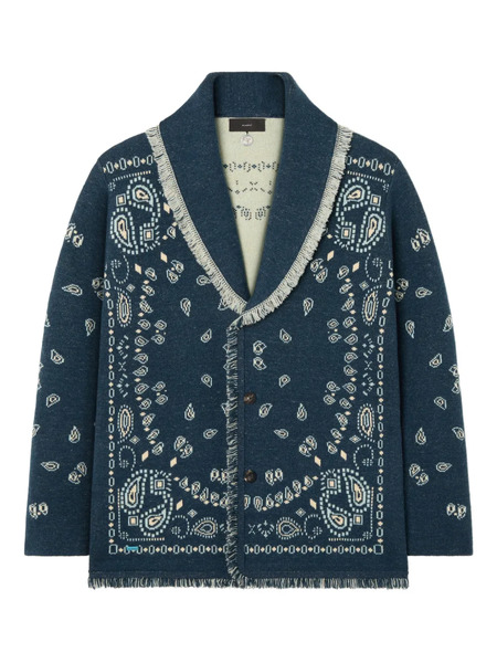  Alanui Cashmere Cardigan - Blue 