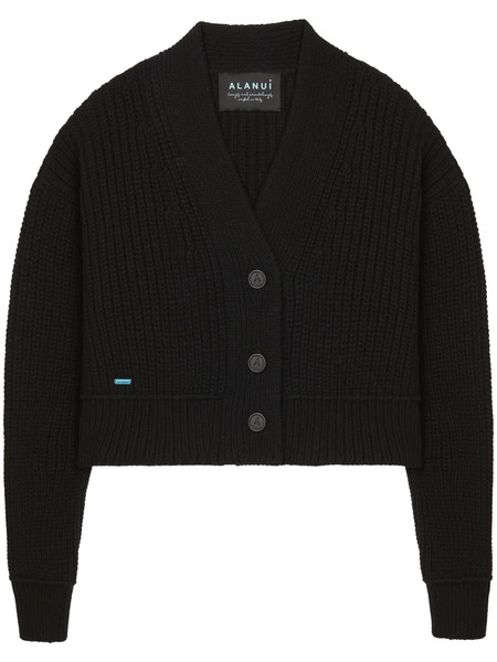  Alanui Cashmere-cotton Cardi-coat - Black 