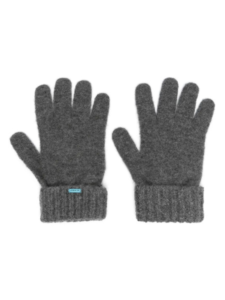  Alanui Finest Cashmere-silk Gloves - Grey 