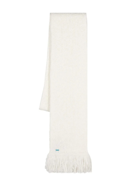  Alanui Finest Chunky-knit Scarf - White 