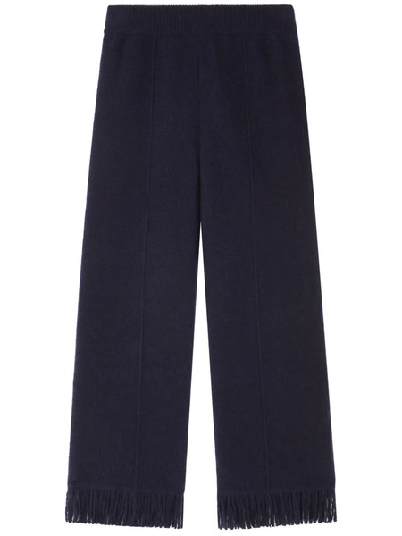  Alanui Finest Fringe-detail Trousers - Black 