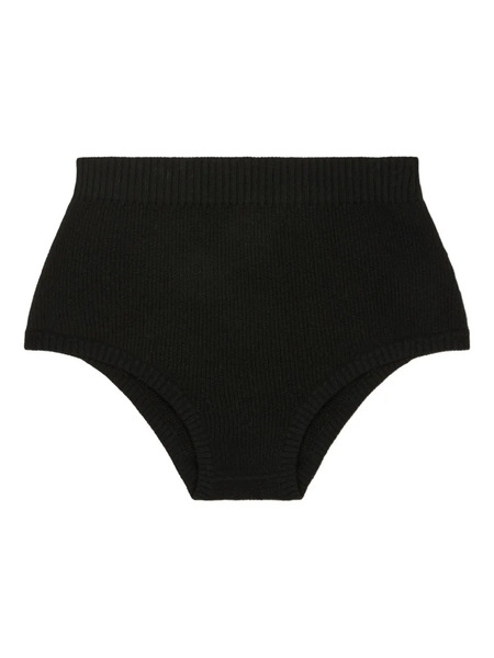  Alanui Finest Ribbed Short - Black 