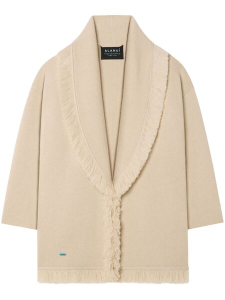  Alanui Finest Single-breasted Coat - Neutrals 