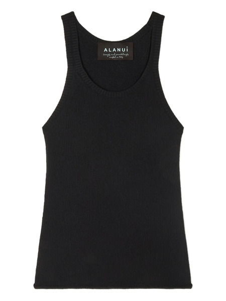  Alanui Finest Tank Top - Black 