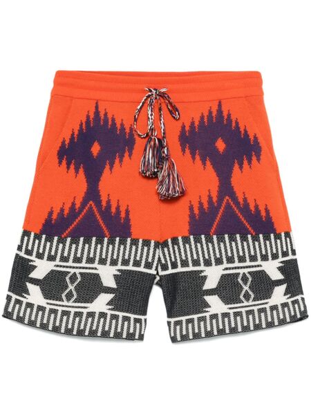  Alanui Icon Bermuda Shorts - Red 