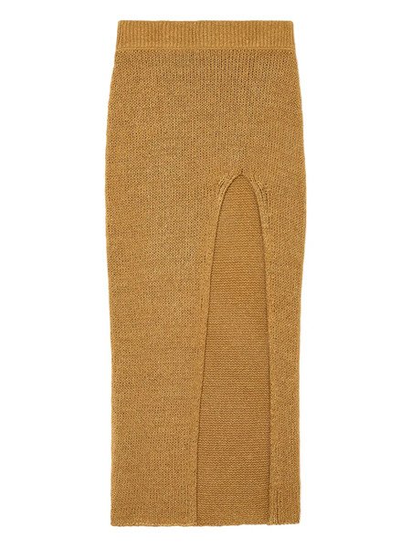  Alanui Island Memories Midi Skirt - Brown 