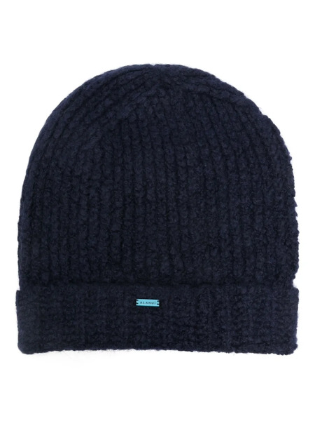  Alanui Logo-plaque Beanie - Blue 