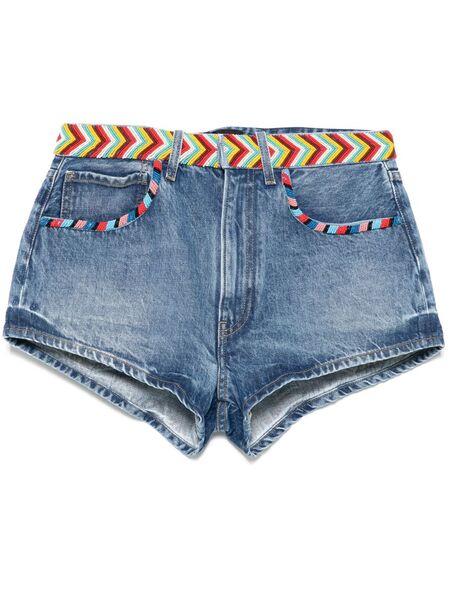  Alanui Memories Of The Savannah Shorts - Blue 