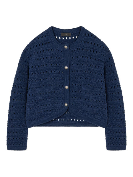  Alanui The Breath Of The Lagoon Buttoned Jacket - Blue 