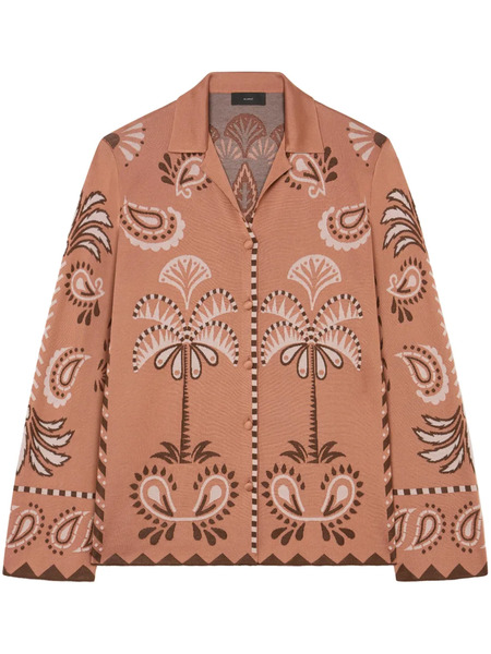  Alanui Wild Wonder Shirt - Neutrals 