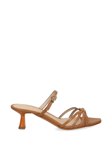  Albano Buckle-embellished Mules - Neutrals 