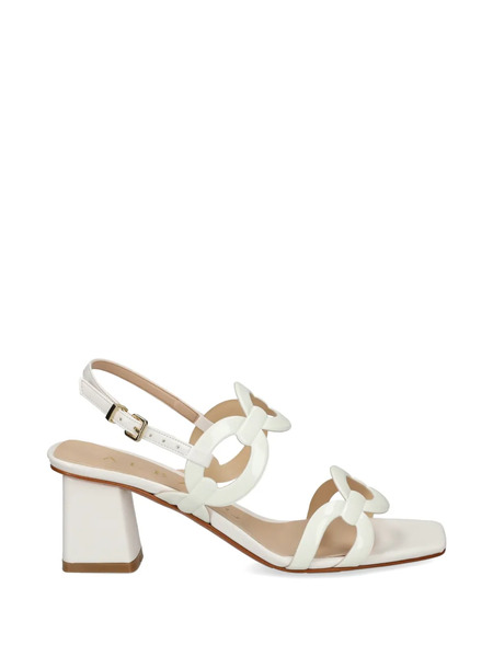  Albano Cut-out Sandals - White 
