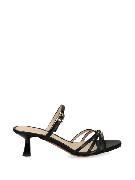  Albano 50mm Buckle-embellished Mules - Black 