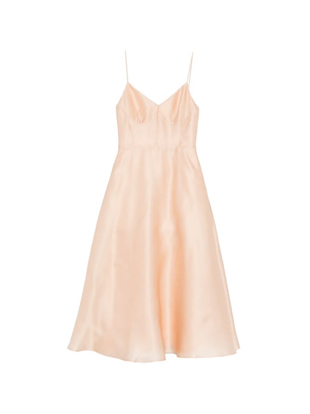  Alberta Ferretti A-line Midi Dress - Neutrals 