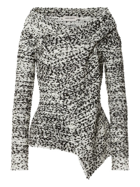  Alberta Ferretti Asymmetric Draped Jacket - Black 