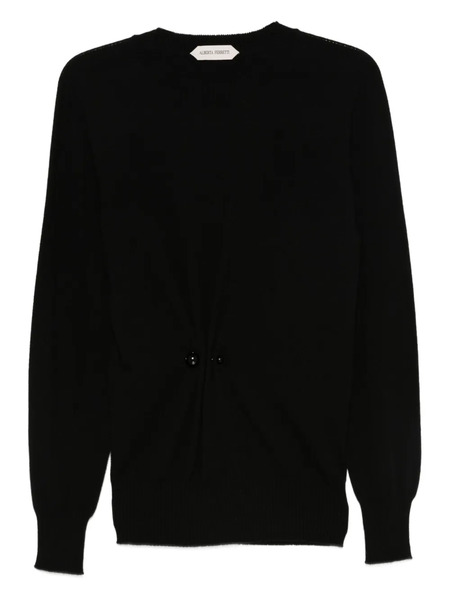  Alberta Ferretti Button-embellished Sweater - Black 
