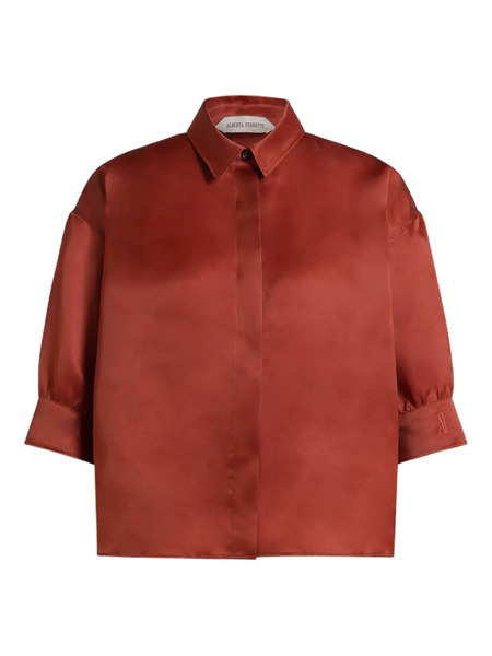  Alberta Ferretti Buttoned Shirt - Brown 