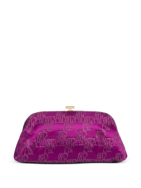  Alberta Ferretti Chain Embellished Clutch Bag - Purple 