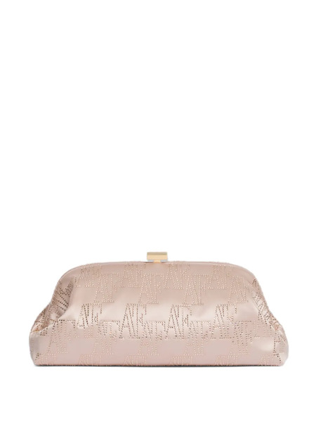  Alberta Ferretti Chain-strap Logo Clutch Bag - Pink 