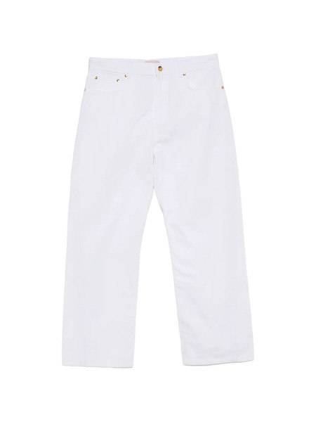  Alberta Ferretti Cotton Jeans - White 