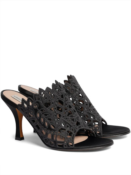  Alberta Ferretti Cut-out Sandals - Black 