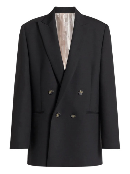  Alberta Ferretti Double-breasted Blazer - Black 