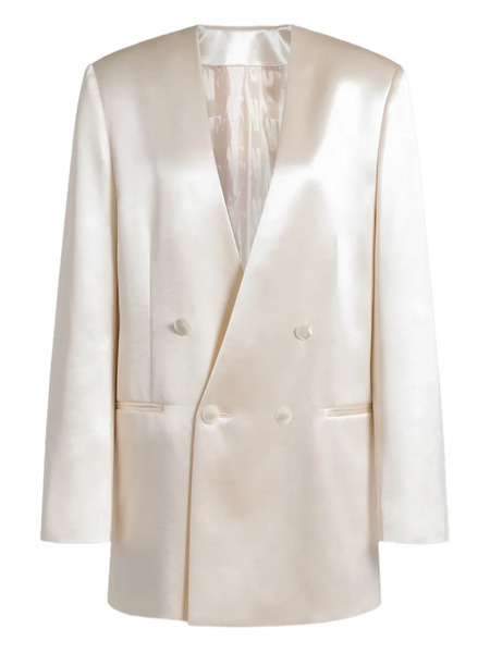  Alberta Ferretti Double-breasted Jacket - Neutrals 