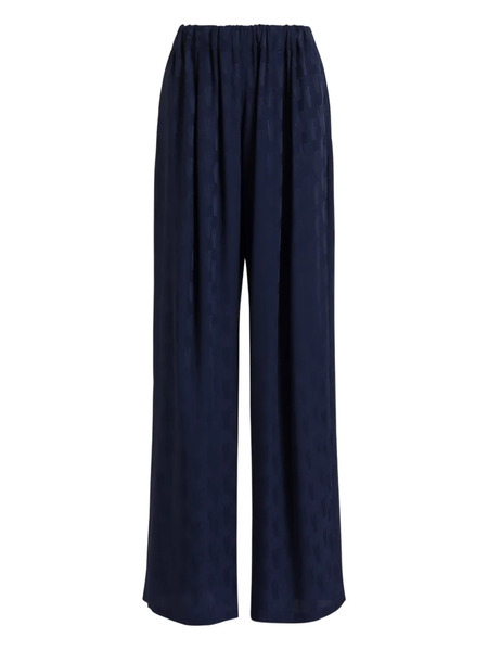  Alberta Ferretti Elastic-waistband Trousers - Blue 