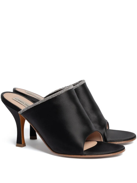  Alberta Ferretti Embellished-trim Sandals - Black 