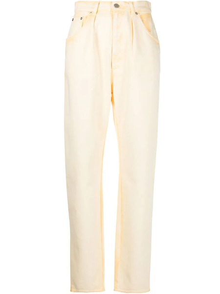  Alberta Ferretti Faded Tapered Jeans - Yellow 